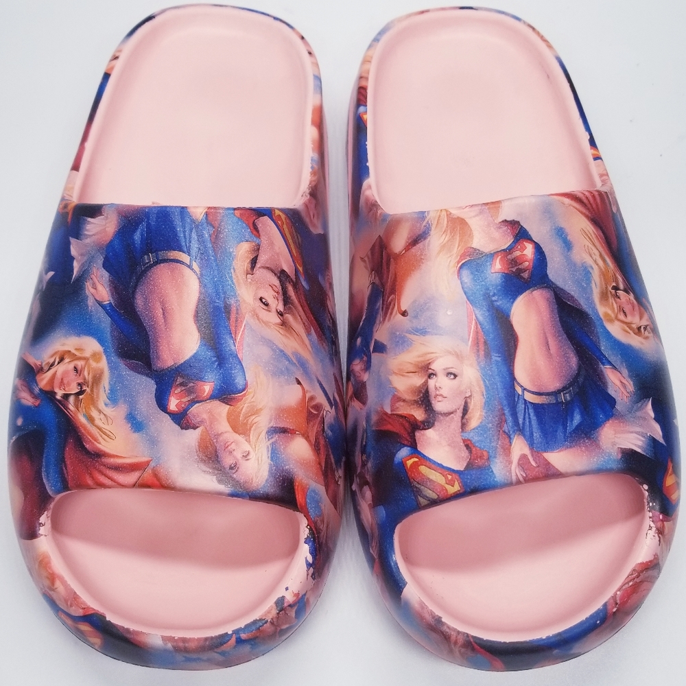 Cool Beach Flip Flops Fish Mouth Sz 8 Women
